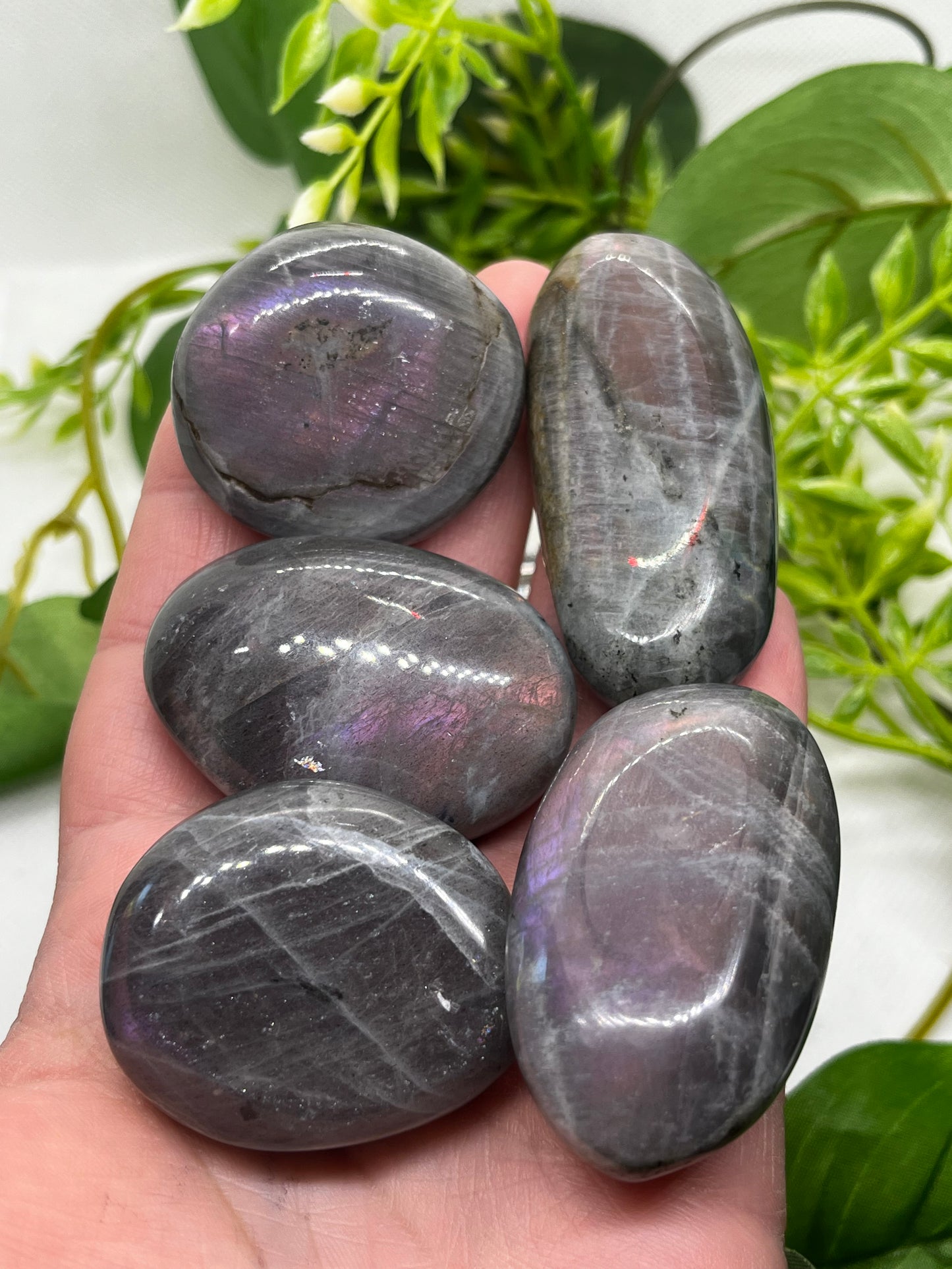 Intuitively chose Labradorite palm