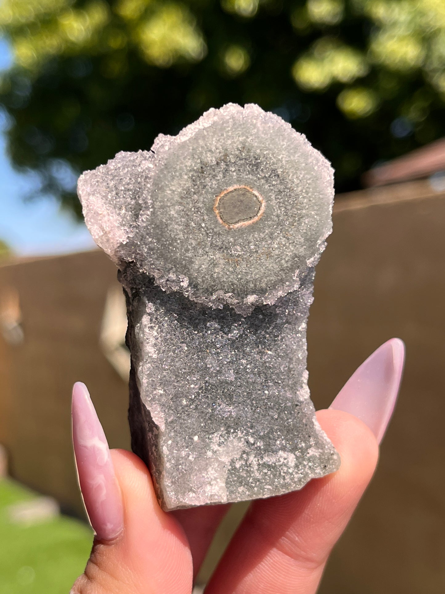 Amethyst Stalactite Eyes Cluster