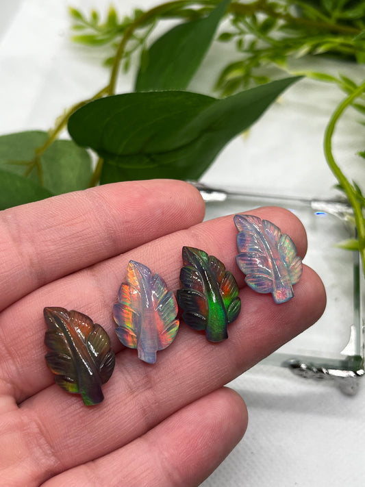 Intuitively chose Opal leaf carving