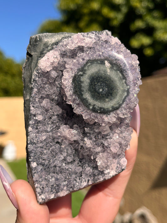 Amethyst Stalactite Eyes Cluster